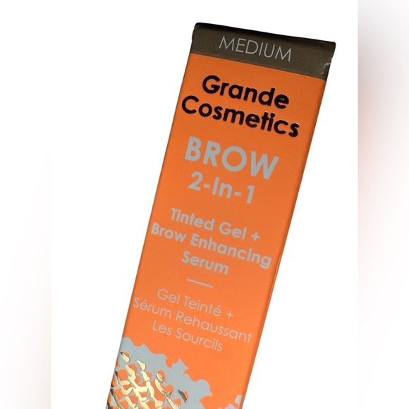Grande Cosmetics GrandeBROW 2-in-1 Tinted Brow Gel + Brow Enhancing Serum BNIB - Picture 5 of 16